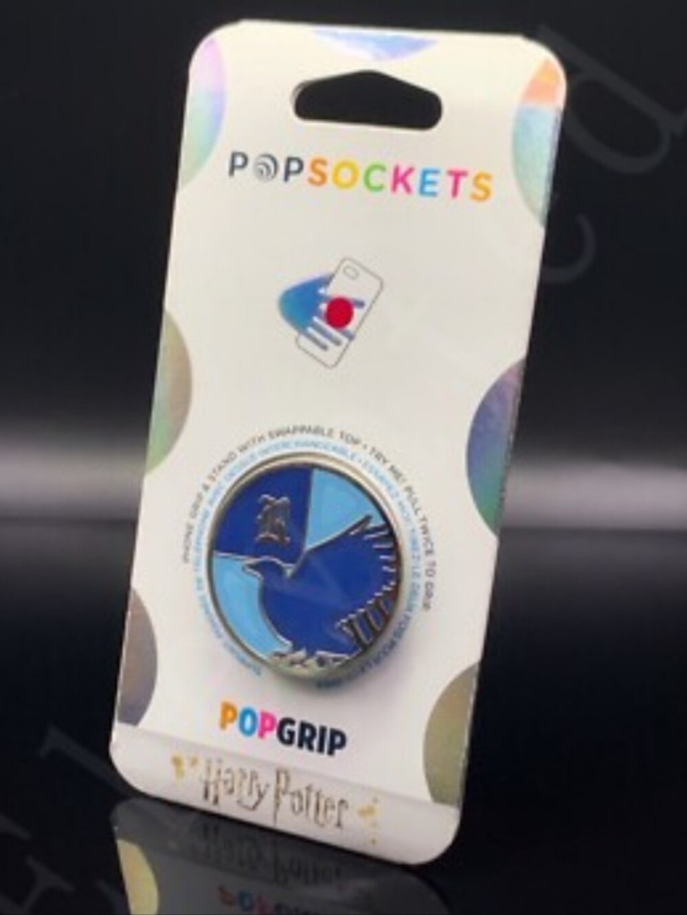 Harry Potter PopSocket PopGrip  Raven Claw Blue Phone Grip Nwr